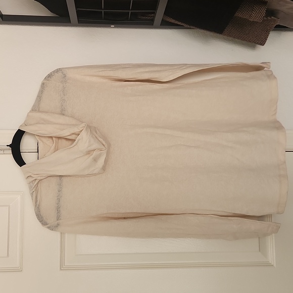 Marino Wool Cream Lace Hoodie Medium - Picture 7 of 8